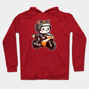 superbike cat racer Hoodie